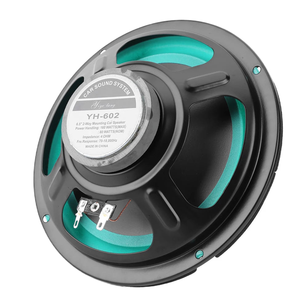 4/5/6.5 Inch HiFi Coaxial Subwoofer 100W/160W Car Audio Music Stereo Sensitivity 92dB Full Range Speaker Car Subwoofer Stereo