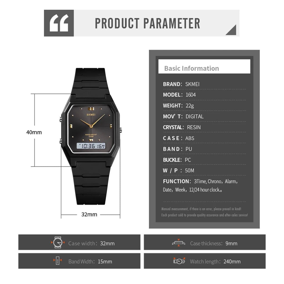 SKMEI Fashion 3 Time Display Digital Wristwatches For Men Women Casual Stopwatch Sport Watch 5Bar Waterproof Alarm Clock Watches