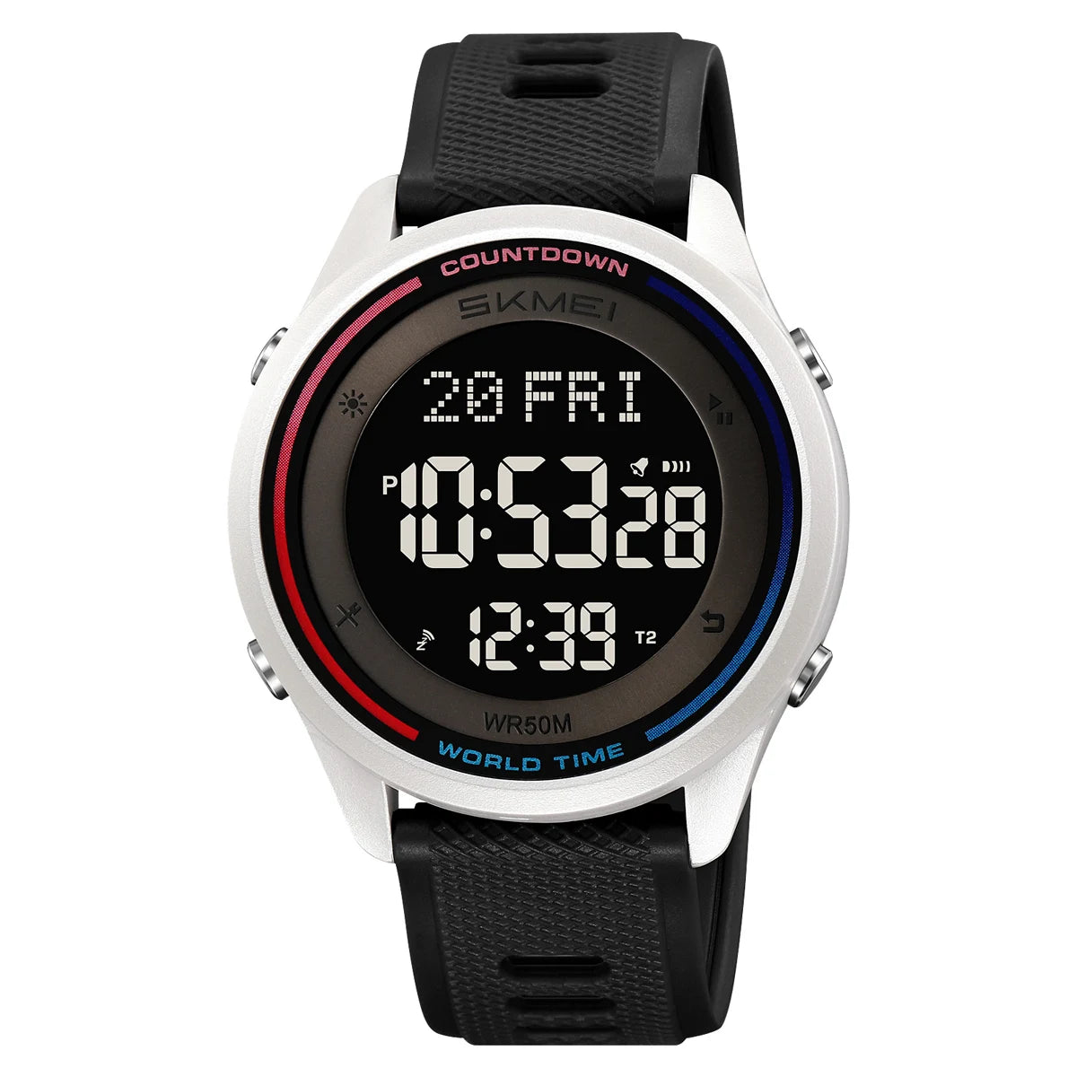 SKMEI Multifunctional Fashion Digital Wristwatch For Men Women Outdoor LED Light Waterproof Watches Sports Chrono Military Watch