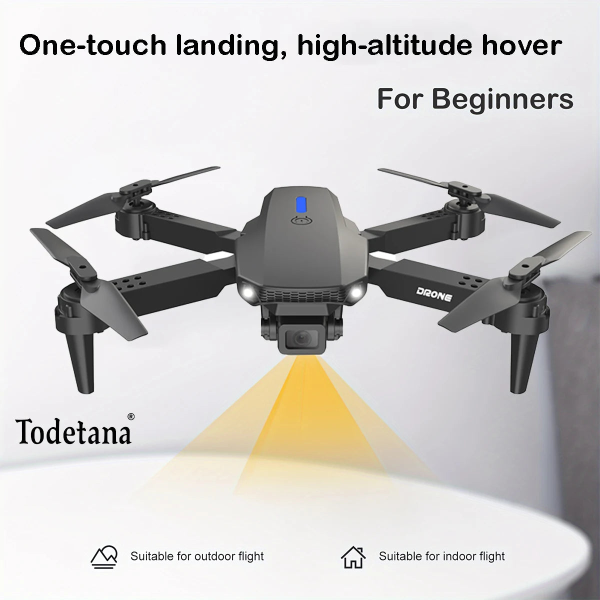 Pocket - Size Foldable Drone for Travel, 4K HD Camera, Optical Flow Stabilization, 40M Remote, Ultra - Portable for Capturing Tr