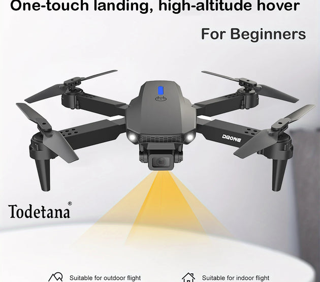 Pocket - Size Foldable Drone for Travel, 4K HD Camera, Optical Flow Stabilization, 40M Remote, Ultra - Portable for Capturing Tr