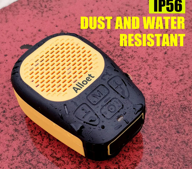 Wearable Bluetooth-Compatible5.3 Speaker Waterproof Clip Speaker Built-in Mic Mini Speaker with Strap for Hands-Free Music/Calls
