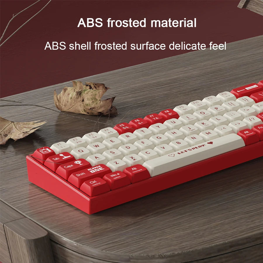 AJAZZ AK680 Mechanical Keyboard ABS Keycap 68 Keys Wired Wireless Bluetooth Gamer Keyboard Hot Swap Custom Gasket for Pc Laptop
