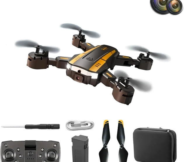 Foldable Drone with 1080P HD FPV Camera - 3D Flip,540 ° Intelligent Obstacle Avoidance,Gesture Recognition, Intelligent Hovering