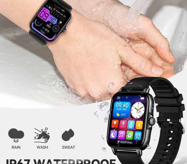 EIGIIS 2025 Smart Watch for Men Women Fitness Tracker with Heart Rate Sleep Monitor Activity Tracker 1.69