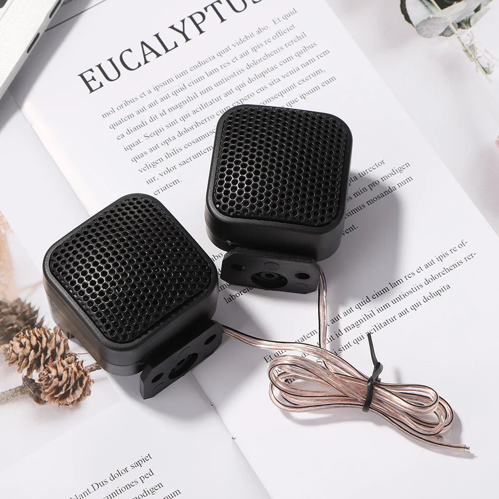 500W 5A 12V DC Car Audio Loudspeaker Mini Tweeter Speaker Super Power Audio Auto Sound Speaker Mini Square Audio Speaker