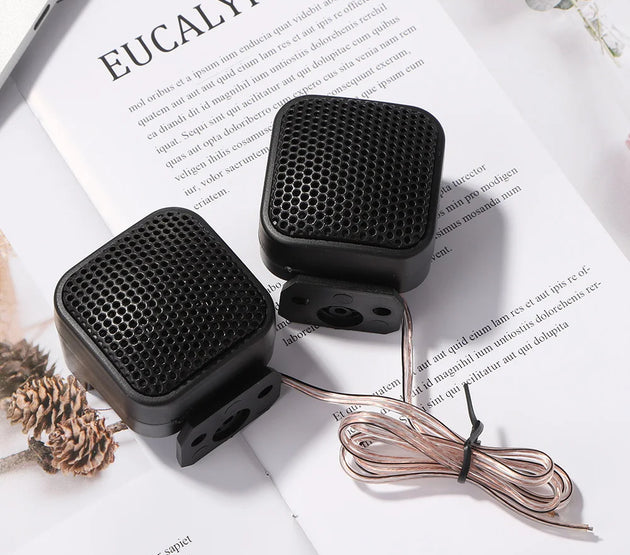 500W 5A 12V DC Car Audio Loudspeaker Mini Tweeter Speaker Super Power Audio Auto Sound Speaker Mini Square Audio Speaker