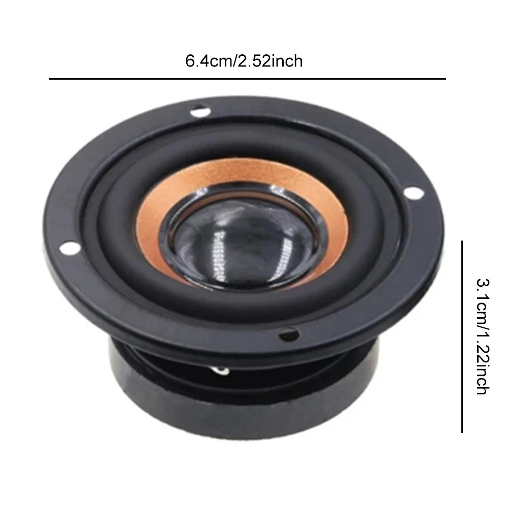 2 Inch 3W Speaker Full Frequency Bass Loudspeaker 4Ohm Circular Small Audio Speaker 64MM Audio Speaker Upgrades Your Setups Horn