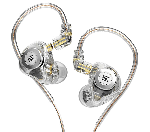 KZ EDX Pro in-Ear Stage Monitor Headphone Dual Magnetic Dynamic Unit Earphone Shock Bass Earbuds Wired Headset (No Mic)