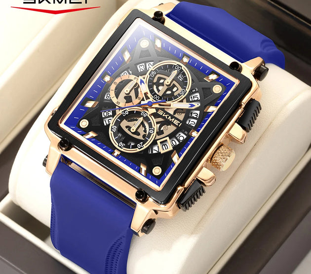 SKMEI Luxury Fashion Design Waterproof Time Clock Watches Male Fashion Cool Movement Quartz Watch For Men Women Date Wristwatch
