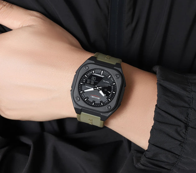 SKMEI Outdoor Double Display Digital Electronic Watch Fashion Sport Quartz Watches For Mens Women Chrono Waterproof Wristwatches