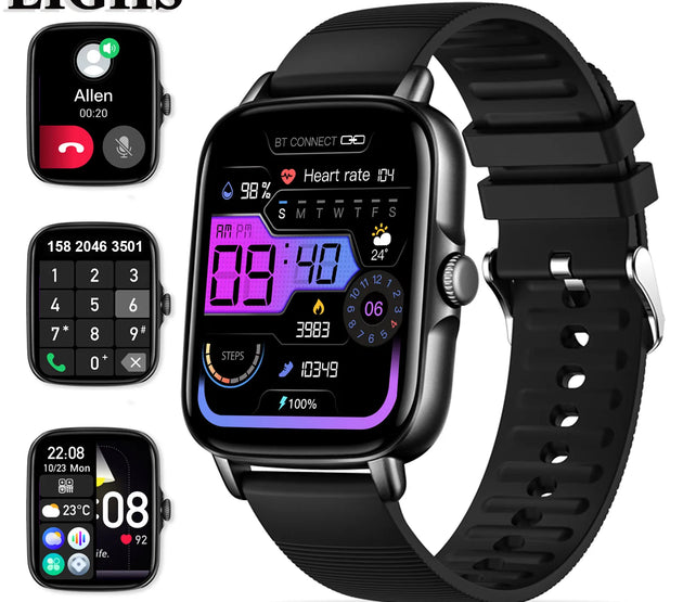 EIGIIS 2025 Smart Watch for Men Women Fitness Tracker with Heart Rate Sleep Monitor Activity Tracker 1.69