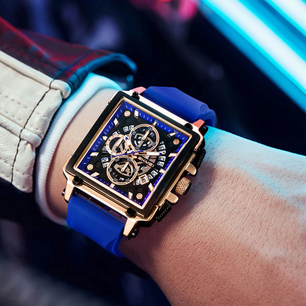 SKMEI Luxury Fashion Design Waterproof Time Clock Watches Male Fashion Cool Movement Quartz Watch For Men Women Date Wristwatch