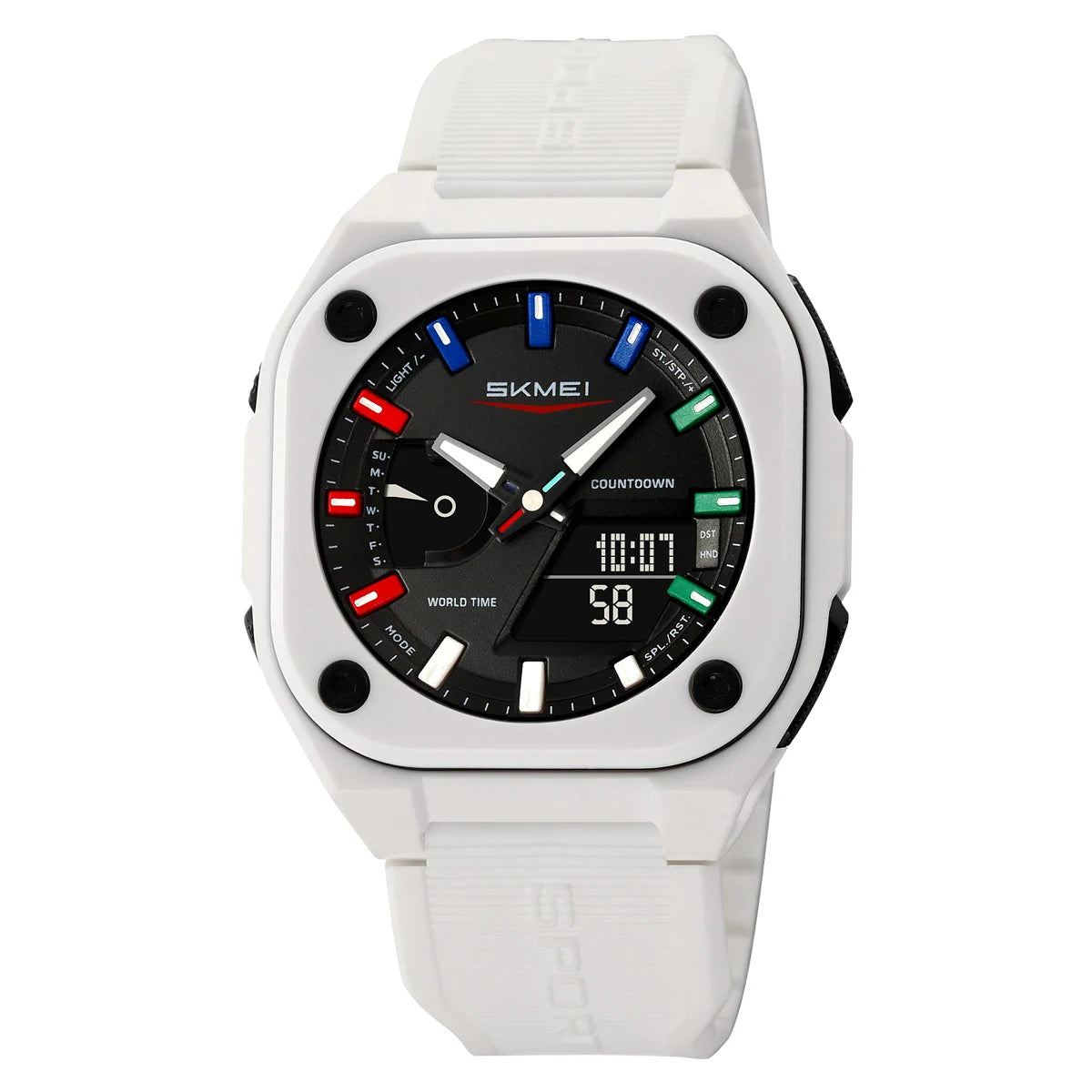 SKMEI Outdoor Double Display Digital Electronic Watch Fashion Sport Quartz Watches For Mens Women Chrono Waterproof Wristwatches
