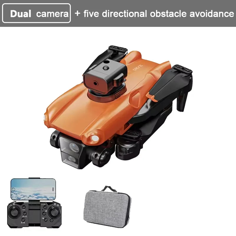 P25 Drone 8K Professional HD Dual Camera Brushless Remote Control 360° Intelligent Obstacle Avoidance Foldable Quadcopter Toys