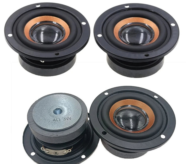 2 Inch 3W Speaker Full Frequency Bass Loudspeaker 4Ohm Circular Small Audio Speaker 64MM Audio Speaker Upgrades Your Setups Horn