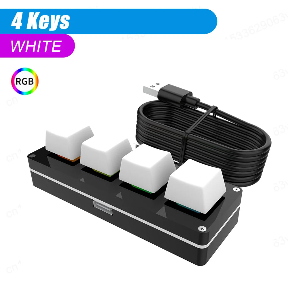 Programmable Keyboard Custom PC 12 Key 3 Knob Bluetooth/USB Wired Customized Hot Swap Shortcut Key for PC Macbook Laptop
