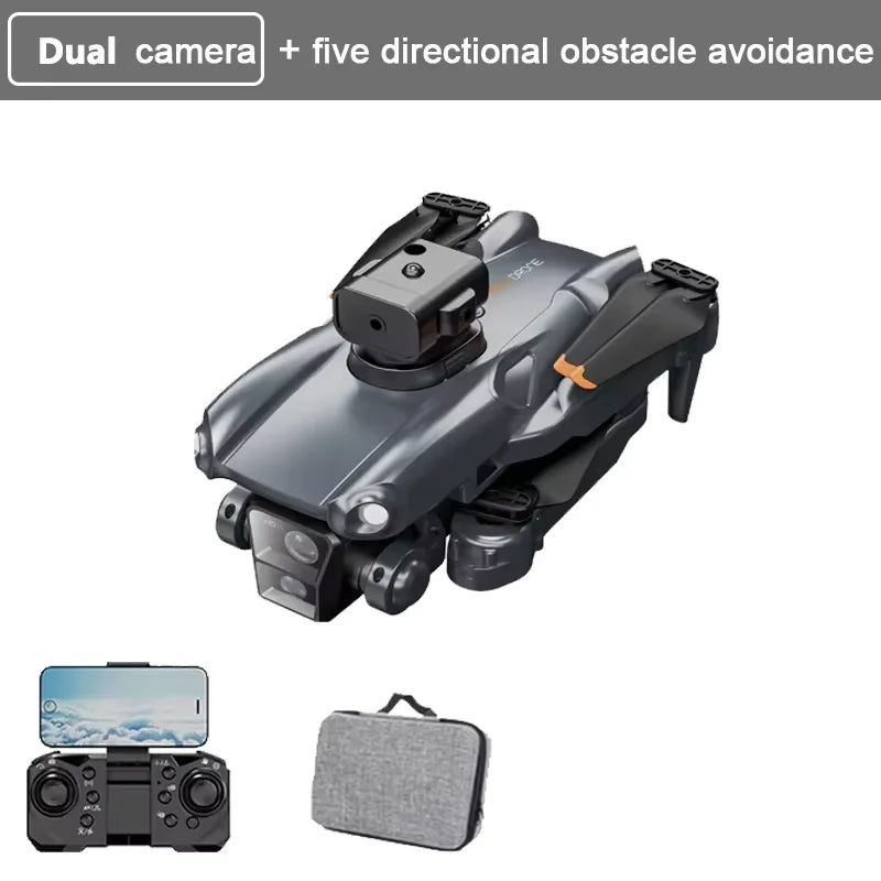 P25 Drone 8K Professional HD Dual Camera Brushless Remote Control 360° Intelligent Obstacle Avoidance Foldable Quadcopter Toys