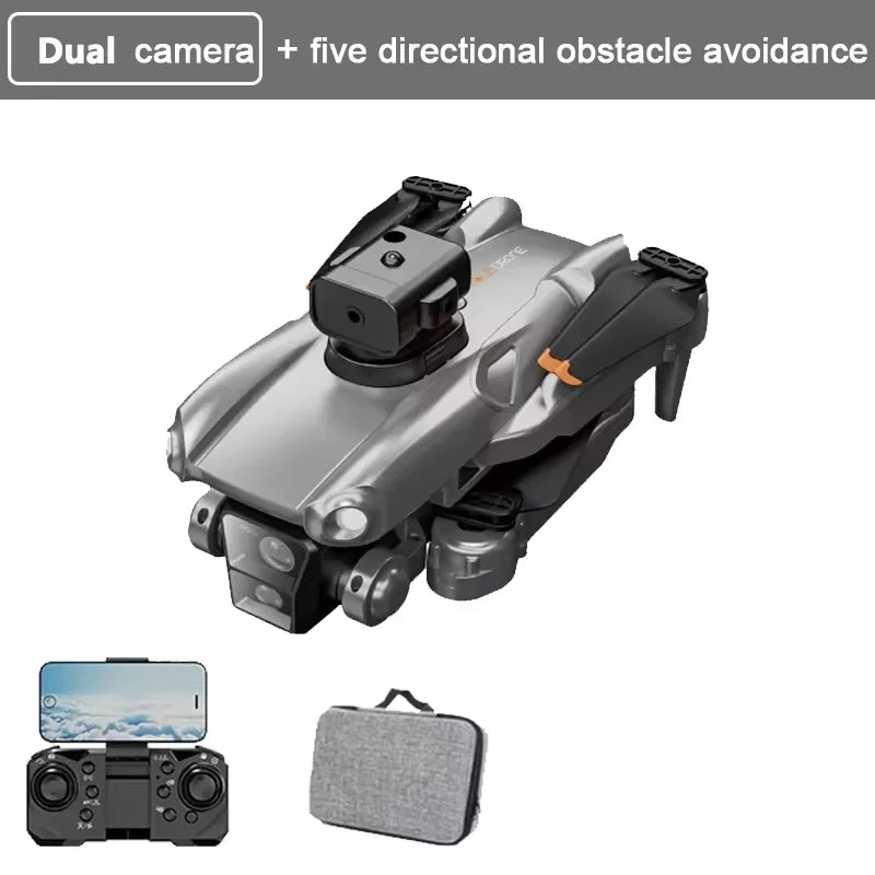 P25 Drone 8K Professional HD Dual Camera Brushless Remote Control 360° Intelligent Obstacle Avoidance Foldable Quadcopter Toys