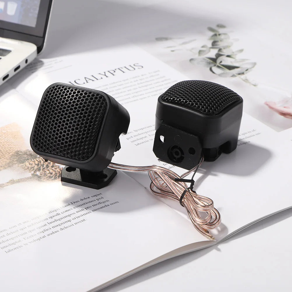 500W 5A 12V DC Car Audio Loudspeaker Mini Tweeter Speaker Super Power Audio Auto Sound Speaker Mini Square Audio Speaker
