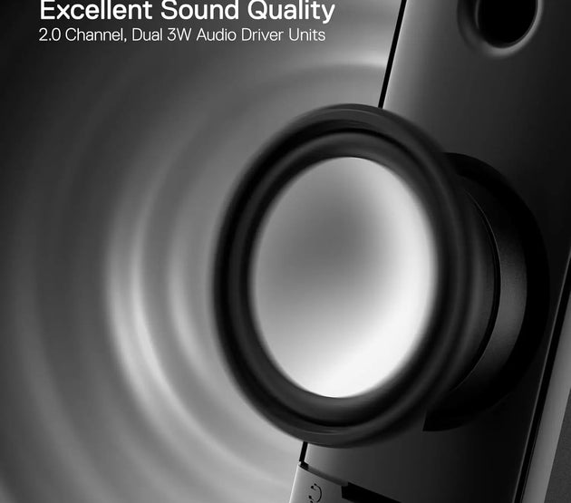 Redragon GS550 PC Gaming Speakers 2.0 Channel Desktop Computer Sound Bar  Quality Bass & Decent Red Backlit