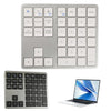 2.4G Bluetooth-Compatible Number Pad USB Rechargeable 35 Keys Digital Keyboard Ultra-thin Numpad Keyboard for Android IOS Window
