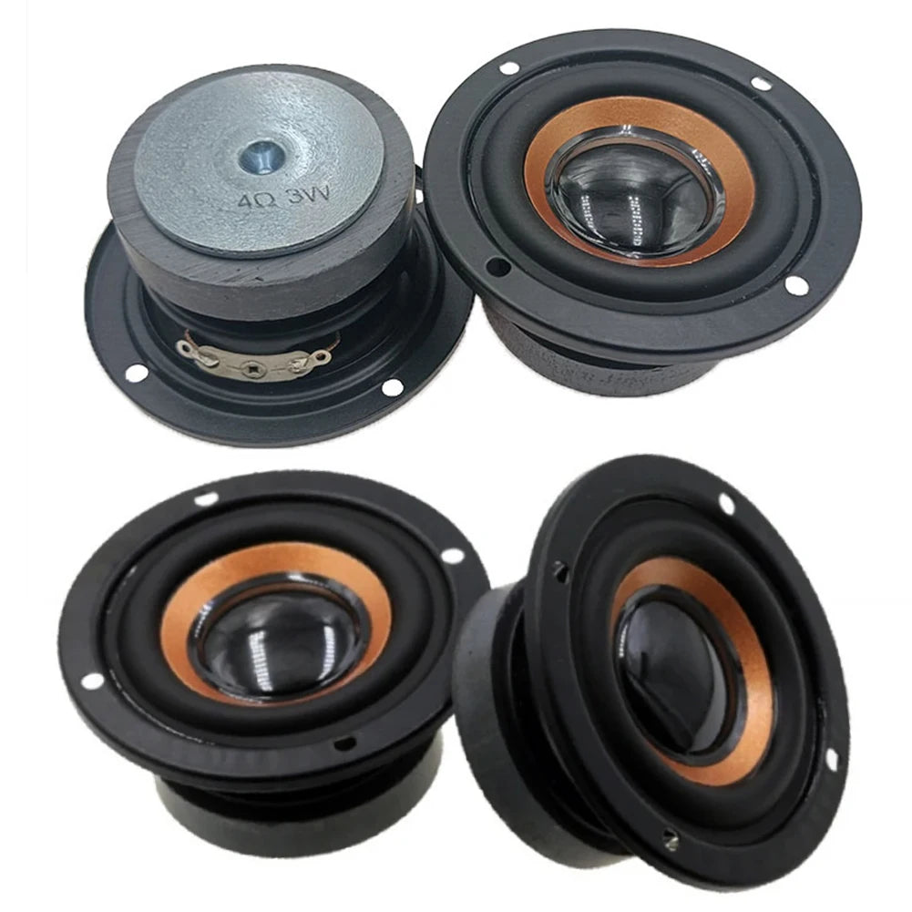 2 Inch 3W Speaker Full Frequency Bass Loudspeaker 4Ohm Circular Small Audio Speaker 64MM Audio Speaker Upgrades Your Setups Horn
